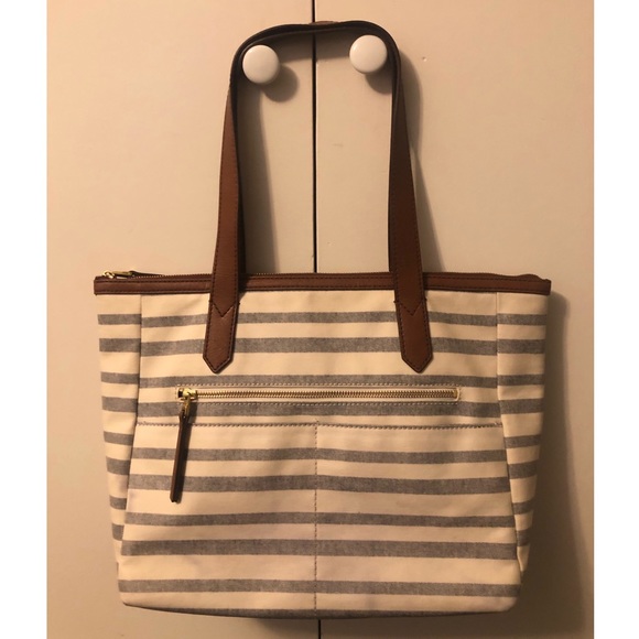 Keeping for now💫Fossil top zip handbag